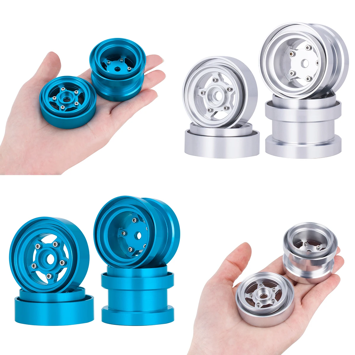 Robot Car Kit - Rodas beadlock de alumínio para 1/10